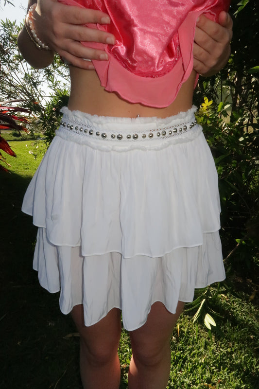 tiered skirt