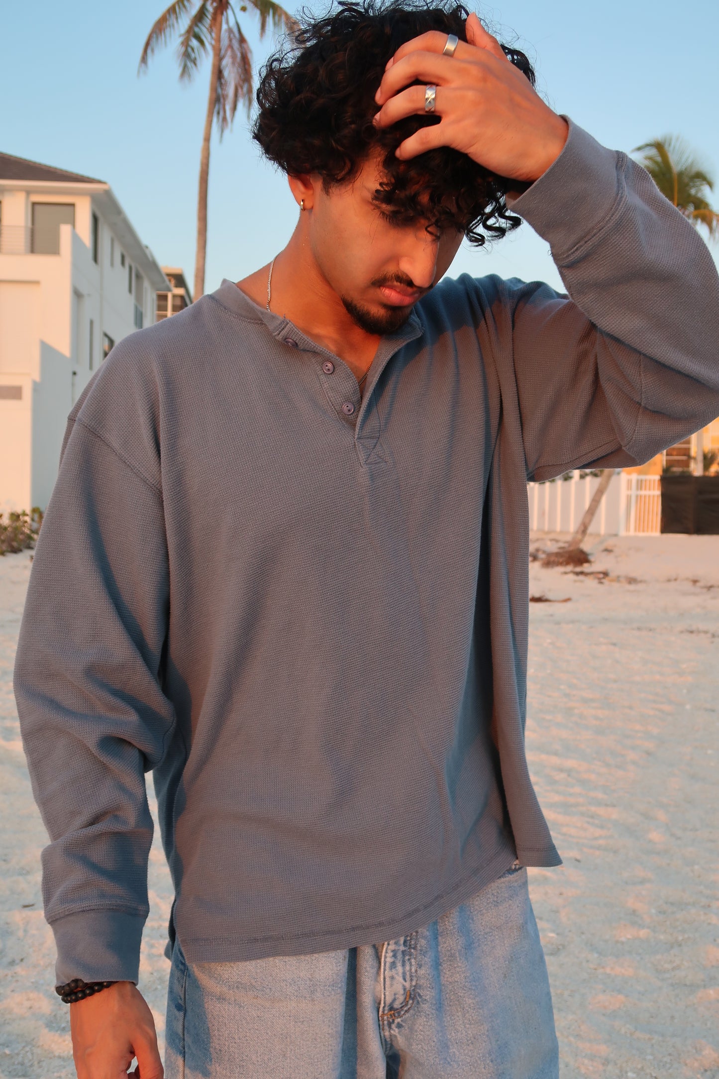 grey sweater