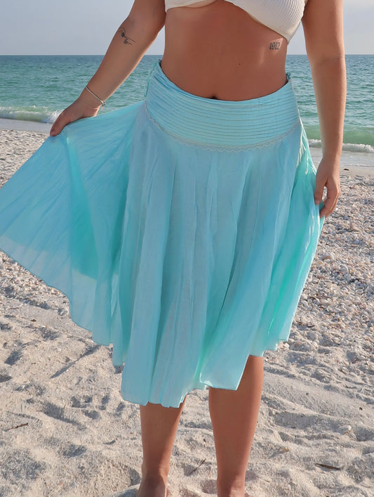 high tide midi skirt